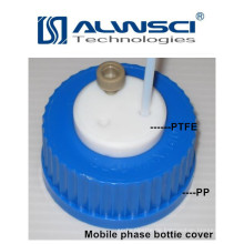 blaue Schraubkappe aus PTFE PP Material für Reagenzglas